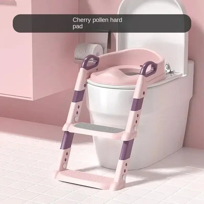 Toilet training ladder for toddlers with non-slip footrest