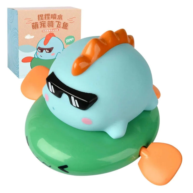 Bath Toys for Kids Fun Floating Squeeze and Squirt Bathtub Squirters Cute Floating Swim Cartoon Animal Children's Water Bath Toy