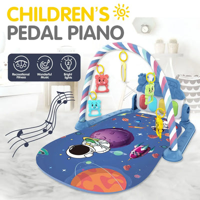 Pedal piano toy for baby early learning and development