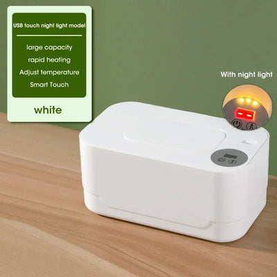 Baby Wipe Warmer Keeps Wipes Warm LED Digital Display Baby Wet Wipes Warmer Adjustable Temperature FastHeating LargeCapacity