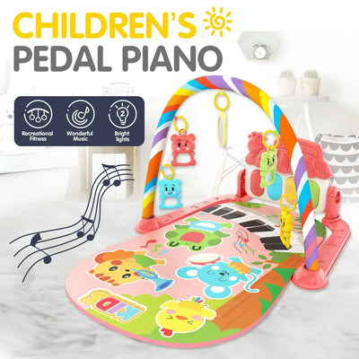 Pedal piano toy for baby early learning and development