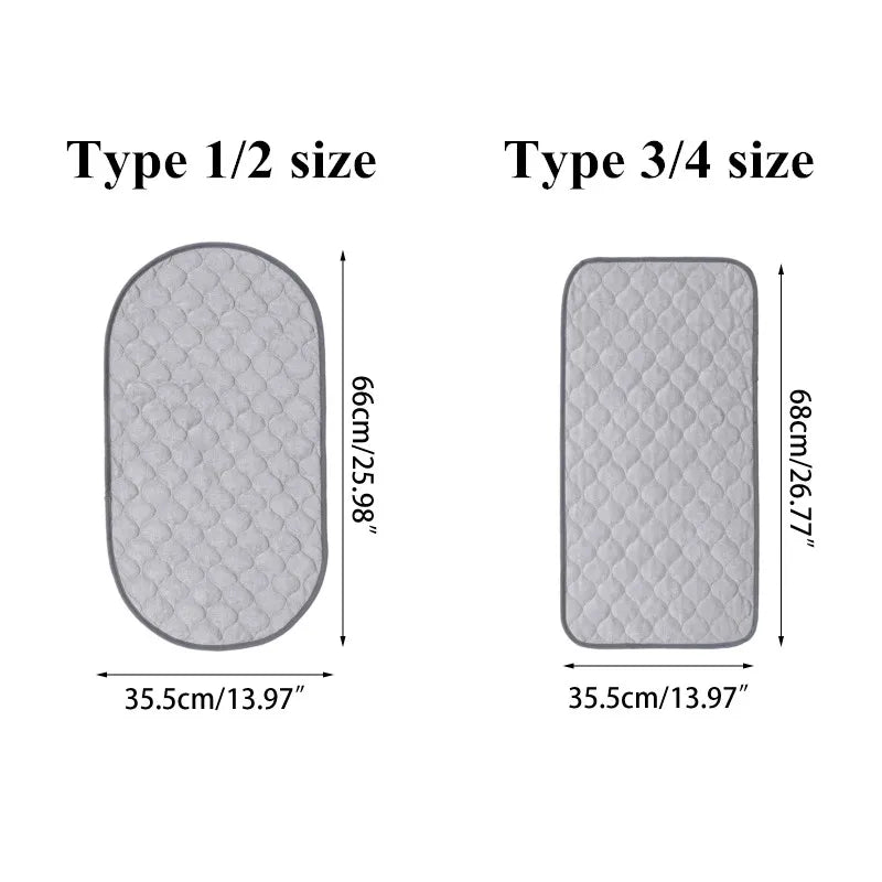 Reusable Baby Diapers Changing Mats Waterproof Bamboo Liner Newborn Nappy Changing Pat Mattress for Girls Boys Floor Play Mat