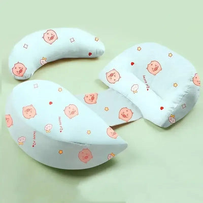 Pregnant women’s waist and belly support pillow with soft cartoon design
