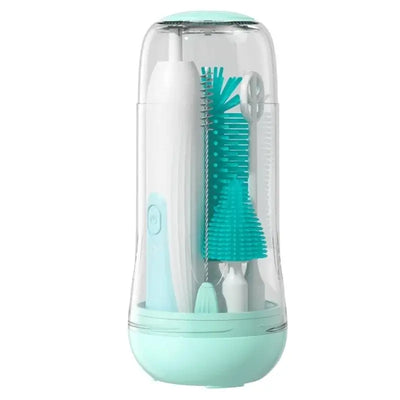 Waterproof electric baby bottle cleaning brush and nipple cleaner