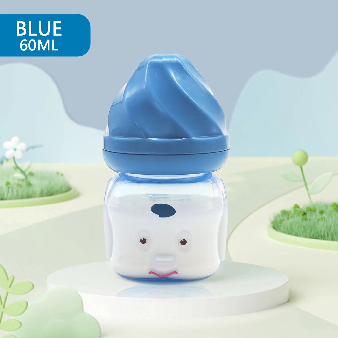 Newborn Feeding Bottles 60ML Baby Bottle Glass Bottles Anti-flatulence Milk Feeding Bottles Infant BPA free