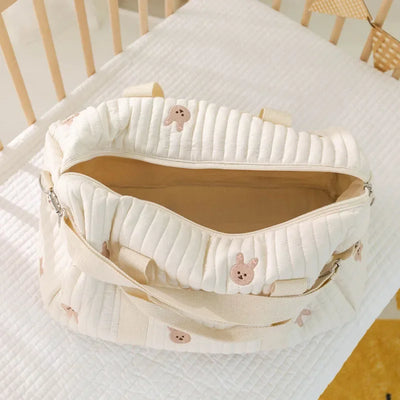 Korea Mommy Bag Maternity Pack Baby Diaper Bag Stroller Nappy Organizer Portable Luggage Tote Bags Travel Changing Messenger Bag