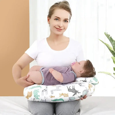 Maternity sleeping pillow with nursing and breastfeeding cushion function