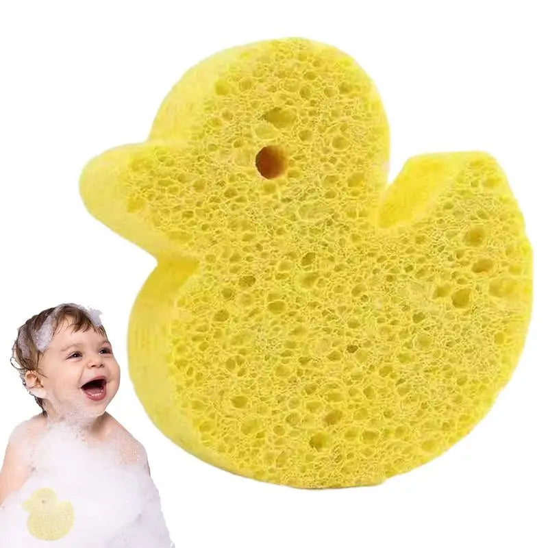 Children's Bath Sponge Sponges Body Wash Bathing Cute Frosted Wood Pulp Baby Bath Brush Rubbing Towel for Home
