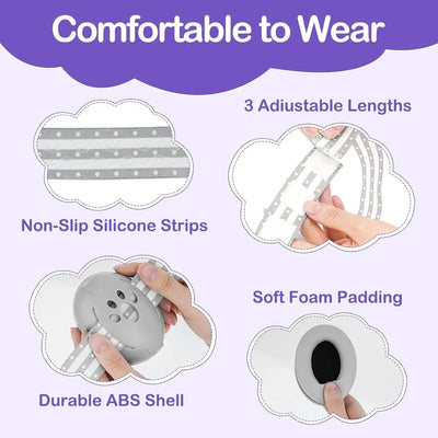 Infant ear muffs for noise protection on planes and outdoor events