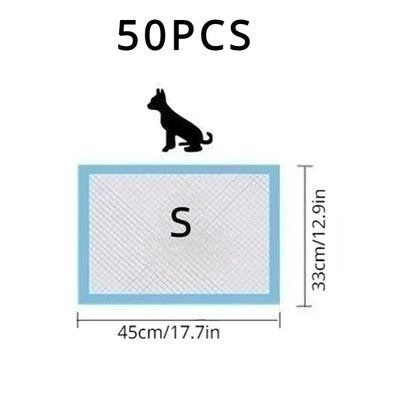 Super absorbent disposable pet pads for indoor use